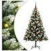 Albero di Natale artificiale a cerniera con neve fioccata - Foto miniatura 1