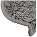 Tappetini per scale 20 pz 65x21x4 cm Grigio Semicircolari Grandi - Foto miniatura 6