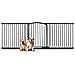 Bettacare Cancelletto Per Cani Con Parte Superiore Incurvata, 197cm - 206cm, Nero Opaco - Foto miniatura 1