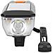 Faro Per Bicicletta Multifunzione Con Clacson Da 120 Db Ricaricabile Usb / Solare - Foto miniatura 2
