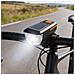 Faro Per Bicicletta Multifunzione Con Clacson Da 120 Db Ricaricabile Usb / Solare - Foto miniatura 4