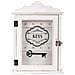 Cassetta Portachiavi In Legno Bianco 25x7,5x36h - Foto miniatura 3