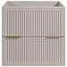 Mobile da bagno nero 80 cm, Senza piano d'appoggio, MDF, Disponibile in 3 colori, 2 ampi cassetti con chiusura ammortizzata - Foto miniatura 3