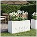 Vaso da giardino Bianco 100 x 30 x 49 cm - Foto miniatura 2
