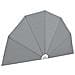 Tenda Laterale per Terrazza Pieghevole Grigio 200 cm - Foto miniatura 5