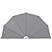 Tenda Laterale per Terrazza Pieghevole Grigio 200 cm - Foto miniatura 1