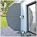 Tenda Laterale per Terrazza Pieghevole Grigio 200 cm - Foto miniatura 2