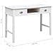 Scrivania Bianca 110x45x76 Cm In Legno - Foto miniatura 3