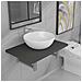 Set Mobili Da Bagno 2 Pz Ceramica Grigio - Foto miniatura 1