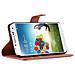 Custodia Compatibile Con Samsung Galaxy S5 / S5 Neo In Marrone Pastello - Coperchio Protettiva Con Chiusura Magnetica, Funzione Stand E Tasca Per Le Carte - Foto miniatura 4