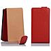 Custodia Compatibile Con Samsung Galaxy Mega 5.8 In Rosso Cremisi - Coperchio Protettivo In Design Flip Realizzato In Similpelle Testurizzata - Foto miniatura 4