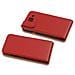 Custodia Compatibile Con Samsung Galaxy Mega 5.8 In Rosso Cremisi - Coperchio Protettivo In Design Flip Realizzato In Similpelle Testurizzata - Foto miniatura 5
