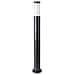 V-tac Vt-838 Portalampada Wall Light Da Giardino Con Sensore Pir Fissaggio A Terra 80cm In Acciaio Inox Colore Nero 1xe27 Ip44 - Sku 8984 - Foto miniatura 1