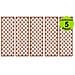 Multipack 5 Pz Tralicci Fissi Colore Marrone Con Cornice 0,60 X H 1,80 Metri In Legno - Foto miniatura 2