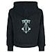 Valhalla Donna Felpa Jogging Nero Xl 100% Cotone Regular - Foto miniatura 2