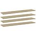 Ripiani per Libreria 4pz Rovere Sonoma 100x20x1,5cm Multistrato - Foto miniatura 1