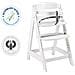 Seggiolone Sit Up Click - Cresce con il tuo bambino - Innovativa chiusura a scatto - Legno bianco - Foto miniatura 2