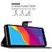 Custodia Compatibile Con Honor 7c In Grigio Fiore - Coperchio Protettivo In Design Floreale Con Chiusura Magnetica, Funzione Stand E Slot Per Carte - Foto miniatura 4