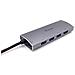Equip 133482 replicatore di porte e docking station per notebook USB 3.2 Gen 1 (3.1 Gen 1) Type-C Argento - Foto miniatura 4