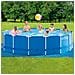 28242NP - Piscina Metal Frame rotonda con Pompa Filtro, Scaletta e Teli, 457x122 cm - Foto miniatura 3