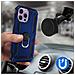 Cover Iphone 14 Pro Anti-urto Ibrida Anello Di Sostegno Funzione Supporto Blu - Foto miniatura 4