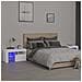 Comodini 2 Pz Con Luci A Led Bianchi 70x36,5x40 Cm - Foto miniatura 1