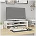 Supporto Monitor Bianco (52-101) x22x14 Cm Legno Massello Pino - Foto miniatura 3