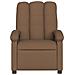 Poltrona Reclinabile In Tessuto Marrone - Foto miniatura 3