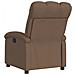Poltrona Reclinabile In Tessuto Marrone - Foto miniatura 6