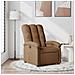 Poltrona Reclinabile In Tessuto Marrone - Foto miniatura 1