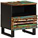 Comodini 2pz 40x34x46 Cm In Legno Massello Di Recupero - Foto miniatura 2