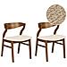 Sedia Da Pranzo Set Di 2 Beige Chiaro Maroa - Foto miniatura 2