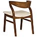 Sedia Da Pranzo Set Di 2 Beige Chiaro Maroa - Foto miniatura 5
