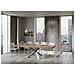 Tavolo Allungabile 90x140/244 Cm Volantis Premium Quercia Natura Telaio 4/a - Foto miniatura 3