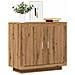 Credenza Rovere Artigianale 80x40x75 Cm In Legno Multistrato - Foto miniatura 1