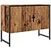 Mobile Da Bagno Legno Antico 80x33x60 Cm In Truciolato - Foto miniatura 2