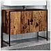 Mobile Da Bagno Legno Antico 80x33x60 Cm In Truciolato - Foto miniatura 1