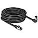 Cavo di rete RJ45 Cat. 8.1 S /FTP da 90° angolato verso il basso / diritto 10 m nero - Foto miniatura 1
