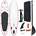 Lusso Casadino -  Set Tavola Da Sup E Surf Gonfiabile Rosso E Bianco - Foto miniatura 2
