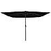 Parasol da giardino quadrato  con luci LED 295x245 cm – Nero - Foto miniatura 1