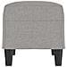 Panca Grigio chiaro 70x35x41 cm in Tessuto - Foto miniatura 4