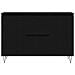 Sideboard Nero Rovere 101,5x35x70 cm Legno ingegnerizzato - Foto miniatura 7