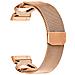 Cinturino Per Orologio Milanese In Oro Rosa Per Fitbit Versa 4 - Foto miniatura 1