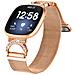 Cinturino Per Orologio Milanese In Oro Rosa Per Fitbit Versa 4 - Foto miniatura 2