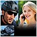 Casco Da Ciclismo Bluetooth Per Esterni Con Videocamera Hd 1080p E Gps Black - Foto miniatura 3