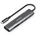 ASUC-7P027-GR replicatore di porte e docking station per laptop Cablato USB 3.2 Gen 1 (3.1 Gen 1) Type-C Grigio - Foto miniatura 1