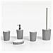Set Da 5 Accessori Per Il Bagno Lircay Nero /bianco - Foto miniatura 2