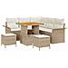 Set Divano da Giardino 8 pcs Beige e Crema 80 x 80 x 71 cm - Foto miniatura 1