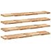 Mensole da Parete 4 pz 140x30x4 cm Legno Acacia Non Trattato - Foto miniatura 1