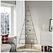 Albero di Natale Decorativo in Metallo Nero 210 cm - Foto miniatura 2